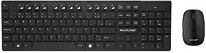 Kit Teclado e Mouse Sem fio Teclas Flutuantes Multilaser TC251