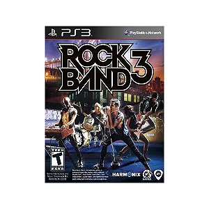 Jogo Rock Band 3 - PS3 - Usado*