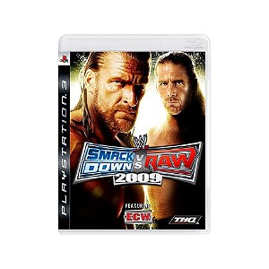 Jogo WWE Smack Down Vs Raw 2009 - PS3 - Usado