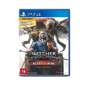 Jogo The Witcher 3 Wild Hunt + 2 baralhos de cartas Gwent - PS4 - Usado*