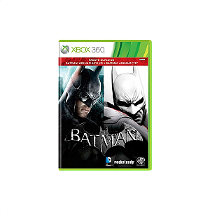 Jogo Batman Arkham Asylum + Batman Arkham City - Xbox 360 - Usado