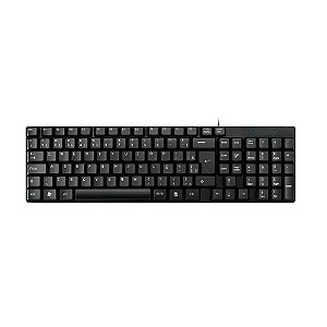 Teclado Básico Multilaser Slim Preto USB Bulk (TC193BU)