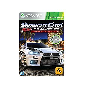 Jogo - Midnight Club Los Angeles Complete Edition - Xbox 360 - Usado