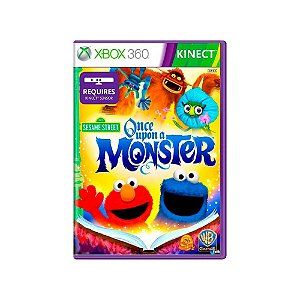 Jogo - Sesame Street Once Upon A Monster - Xbox 360 - Usado