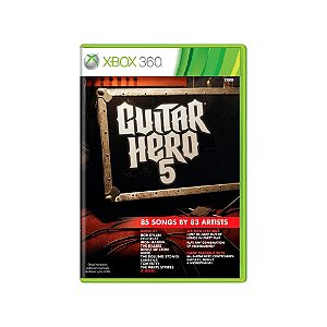 Jogo Guitar Hero 5 - Xbox 360 - Usado