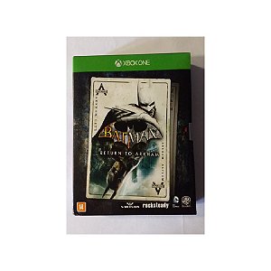 Jogo - Xbox One Usado Batman Return To Arkham + Filme Batman Assalto em Arkham  - Xbox One - Usado*