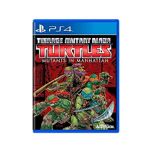 Jogo Teenage Mutant Ninja Turtles Mutants in Manhattan - PS4 - Usado