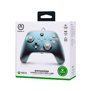 Controle PowerA Enhanced Wired Metallic Ice - Xbox One