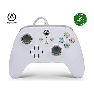 Controle PowerA Enhanced Wired White - Xbox One