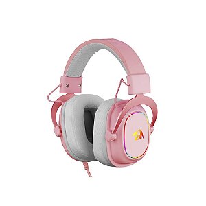 Headset Redragon Gamer Zeus X Rosa (H510RGB-Pink)