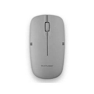 Mouse Multilaser Sem Fio 2.4 GHz USB Cinza (MO287)