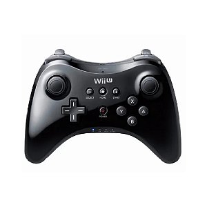 Pro Controle Preto Original - WiiU - Usado