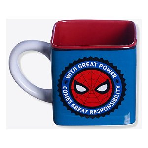 Caneca Cubo Spider Man Great Power 300ml