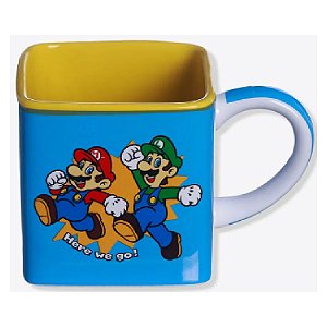 Caneca Cubo Mario & Luigi 300ml