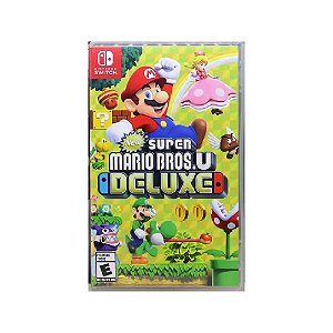 Jogo Super Mario Bros U Deluxe - Nintendo Switch - Usado (Sem capa)