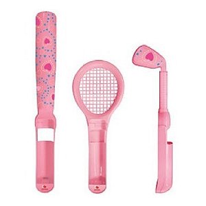 Kit Sports Feminino Cor de Rosa - Wii - Usado