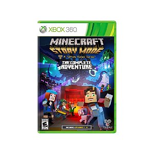 Jogo Minecraft Story Mode The Complete Adventure - Xbox 360 - Usado