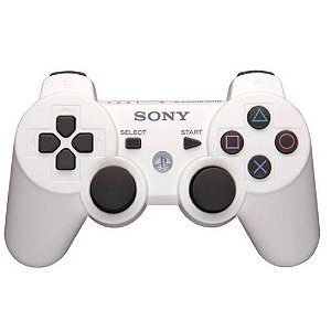 Controle Sony Dualshock 3 Branco - PS3