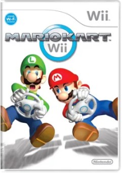 Jogo Mario Kart Wii + Volante - Nintendo Wii - Usado