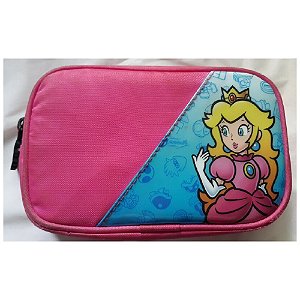 Case Rosa Princesa Peach Cogumelo - Nintendo Ds - usado