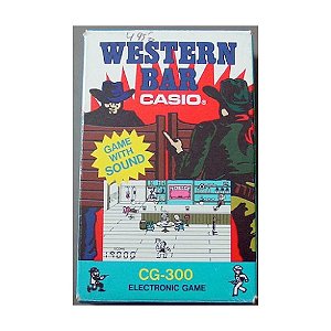 Console - Mini Game Western Bar Casio CG-300 - Usado