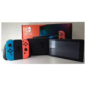 Console Nintendo Switch Neon (Na Caixa) - Nintendo - Usado