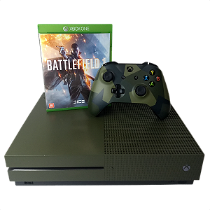Console Xbox One S 1TB Ed. Battlefield +Battlefield 1 -Usado