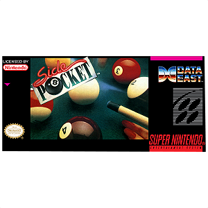 Jogo Side Pocket - Super Nintendo - Usado