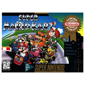 Jogo Super Mario Kart (Original) - Super Nintendo - Usado