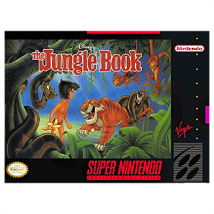 Jogo The Jungle Book (Original) - Super Nintendo - Usado