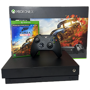 Console Xbox One X 1TB + Jogo Forza Horizon 4 - Usado