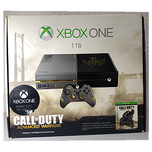 Console Xbox One FAT 1TB Edição COD Advanced Warfare-Usado*