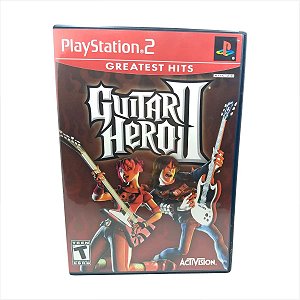 Jogo Guitar Hero II (HITS) - PS2 - (Usado)