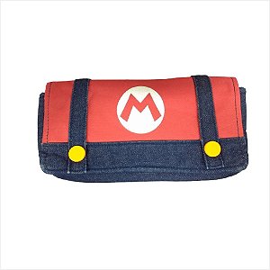 Case de tecido macacão do Mario - Nintendo Switch - Usado