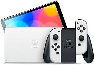 Console Nintendo Switch OLED Branco - Usado