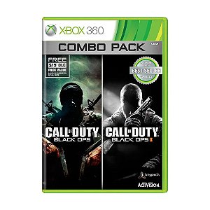 Jogo Combo Pack Call of duty Black Ops & Black ops 2 - Xbox 360 (Usado)
