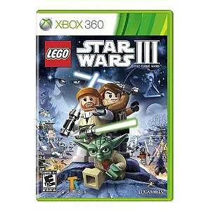 Jogo Lego Star Wars III The Clone Wars - Xbox 360 - Usado