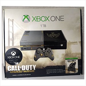 Console Xbox One FAT 1TB (Edição COD AW Com Caixa) - Usado