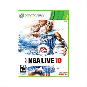 Jogo NBA Live 10 - Xbox 360 - Usado