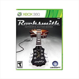 Jogo Rocksmith Authentic Guitar Games (Sem cabo) - Xbox 360 - Usado
