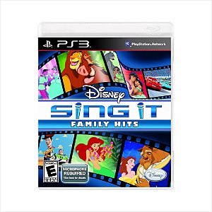 Jogo Disney Sing It Family Hits - PS3 - Usado