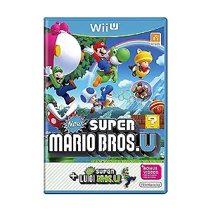 Jogo New Super Mario Bros. U + New Super Luigi U - WiiU - Usado