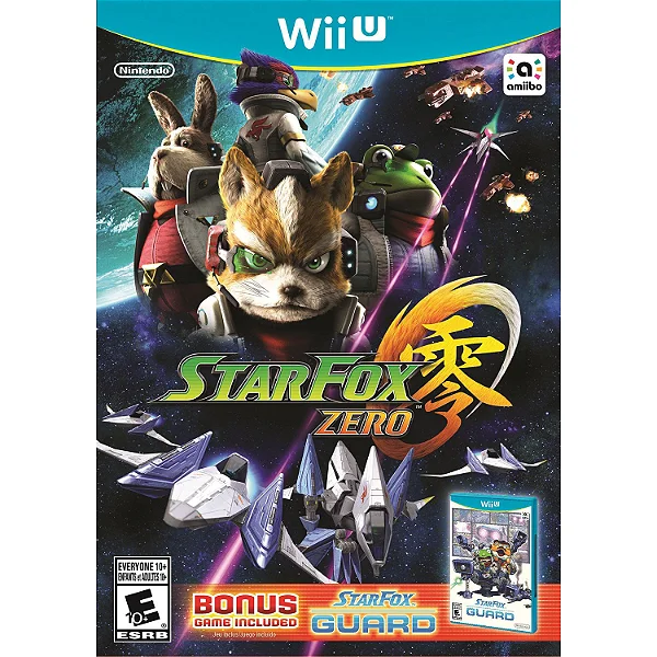 Jogo Star Fox Zero e Star Fox Guard - WiiU - Usado