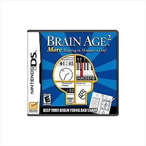 Jogo Brain Age 2 More Training in Minutes a Day - Nintendo DS - Usado