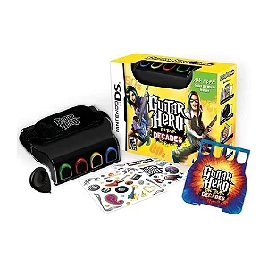 Jogo Guitar Hero On Tour DECADES + Acessório - Nintendo DS - Usado