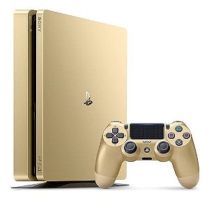 Console Ps4 Slim 1tb Gold Edition - Usado