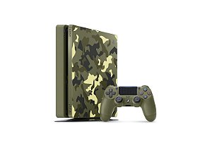 Console Ps4 Slim 1tb Limited Edition Call Of Duty Wwii (C/Caixa) - Usado