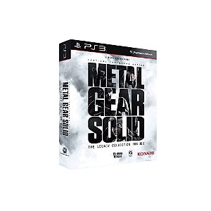 Jogo Metal Gear Solid The Legacy Collection + Artbook PS3 - Usado*