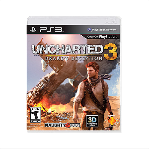 Jogo Uncharted 3 Drake's Deception - PS3 - Usado