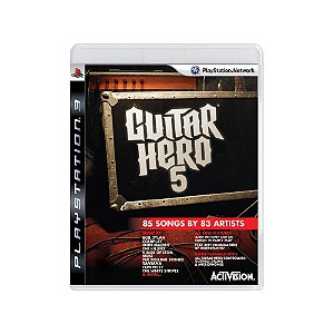 Jogo Guitar Hero 5 - PS3 - Usado